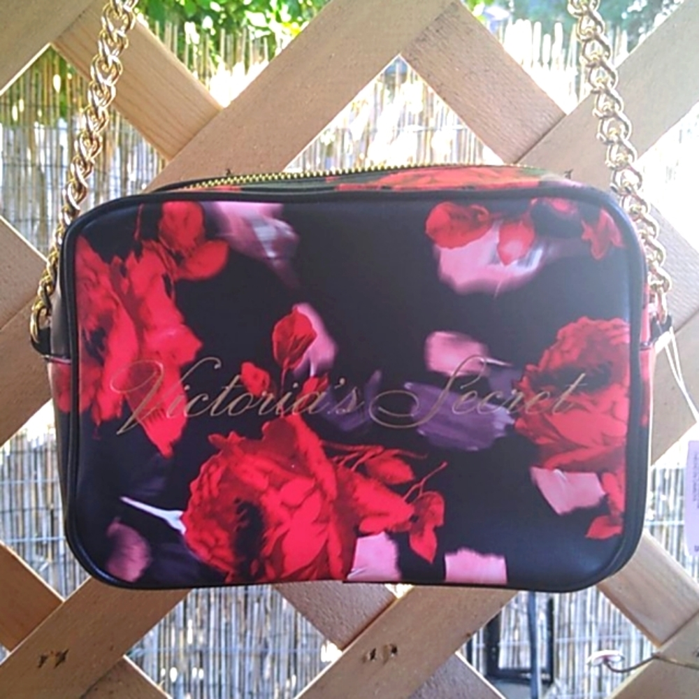 Victoria's Secret Chain Strap Floral Bag